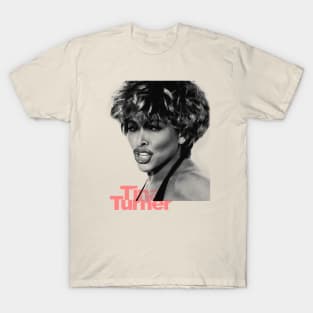 tina turner grayscale halftone T-Shirt